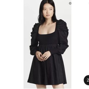 Women’s size small En Saison black Ellen babydoll dress in excellent condition